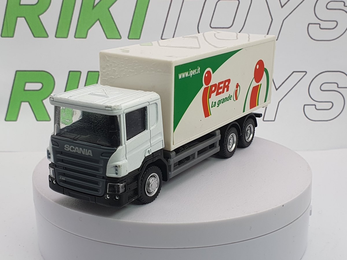 Scania 3 Assi RMZ City 1/60 Bianco - RikiToys - RMZ City#