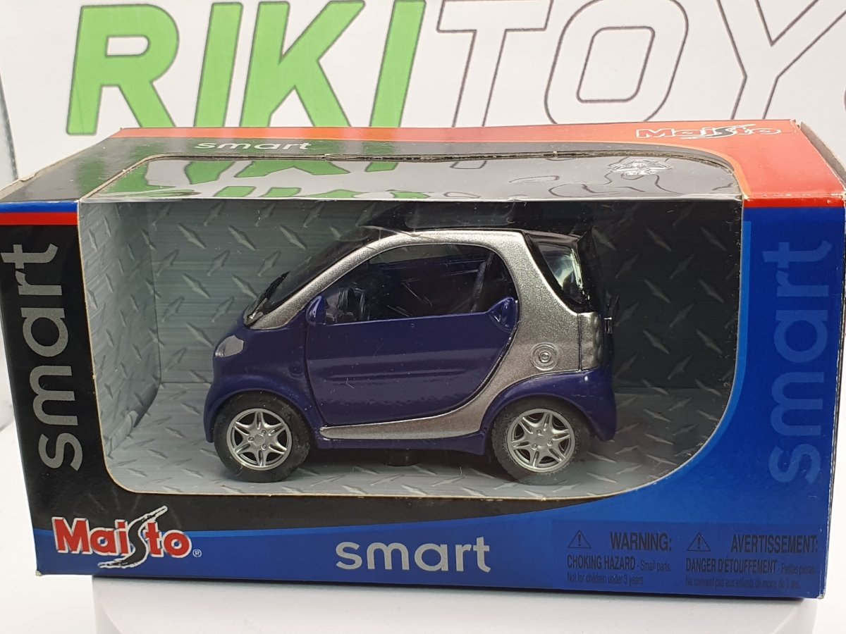 Smart For Two Maisto 1/38 Blu - RikiToys - Maisto