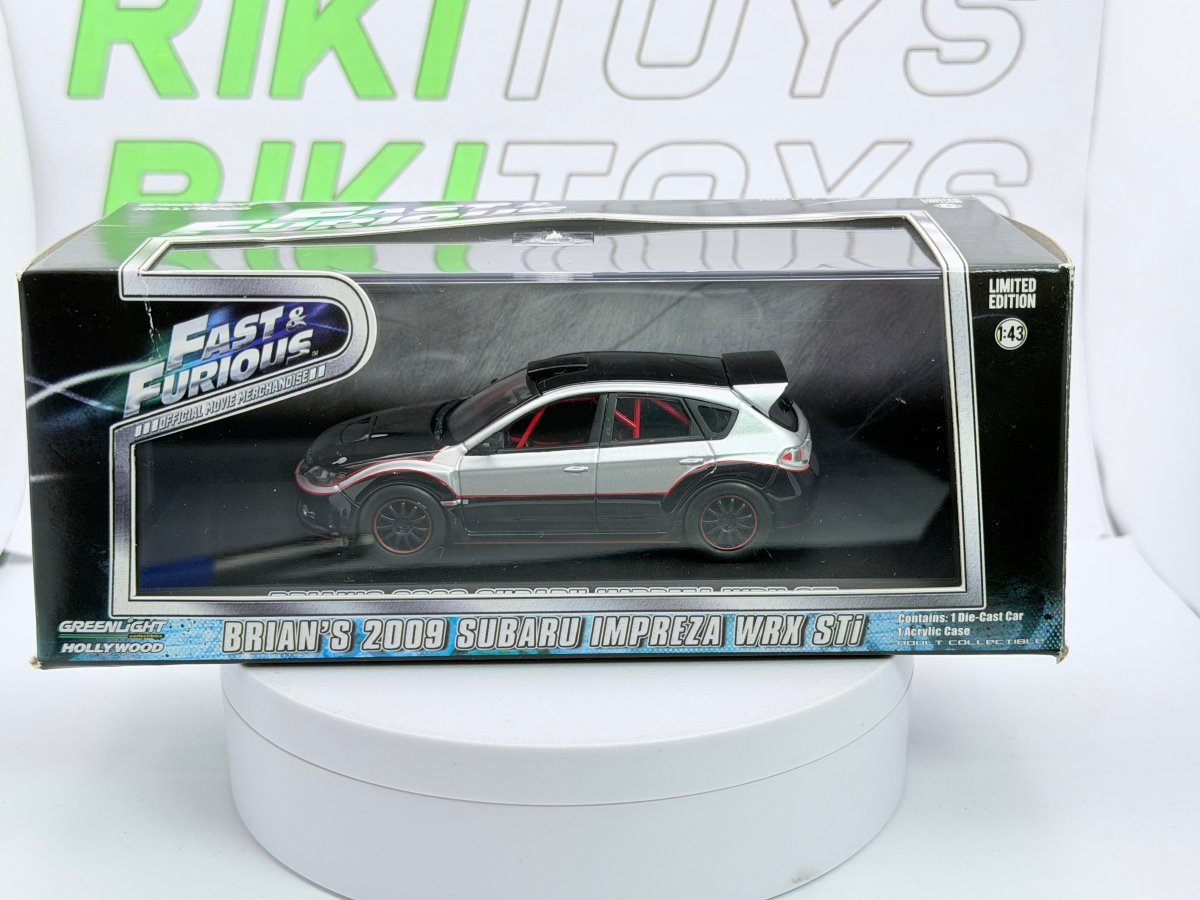 Subaru Impreza WRX Greenlight 1/43 Argento 2009 - RikiToys - Greenlight#