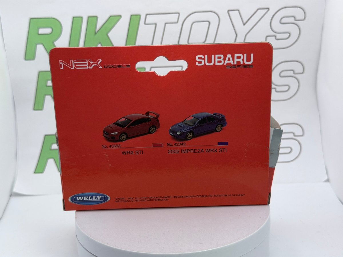 Subaru Impreza WRX Welly 1/38 Rosso - RikiToys - Welly