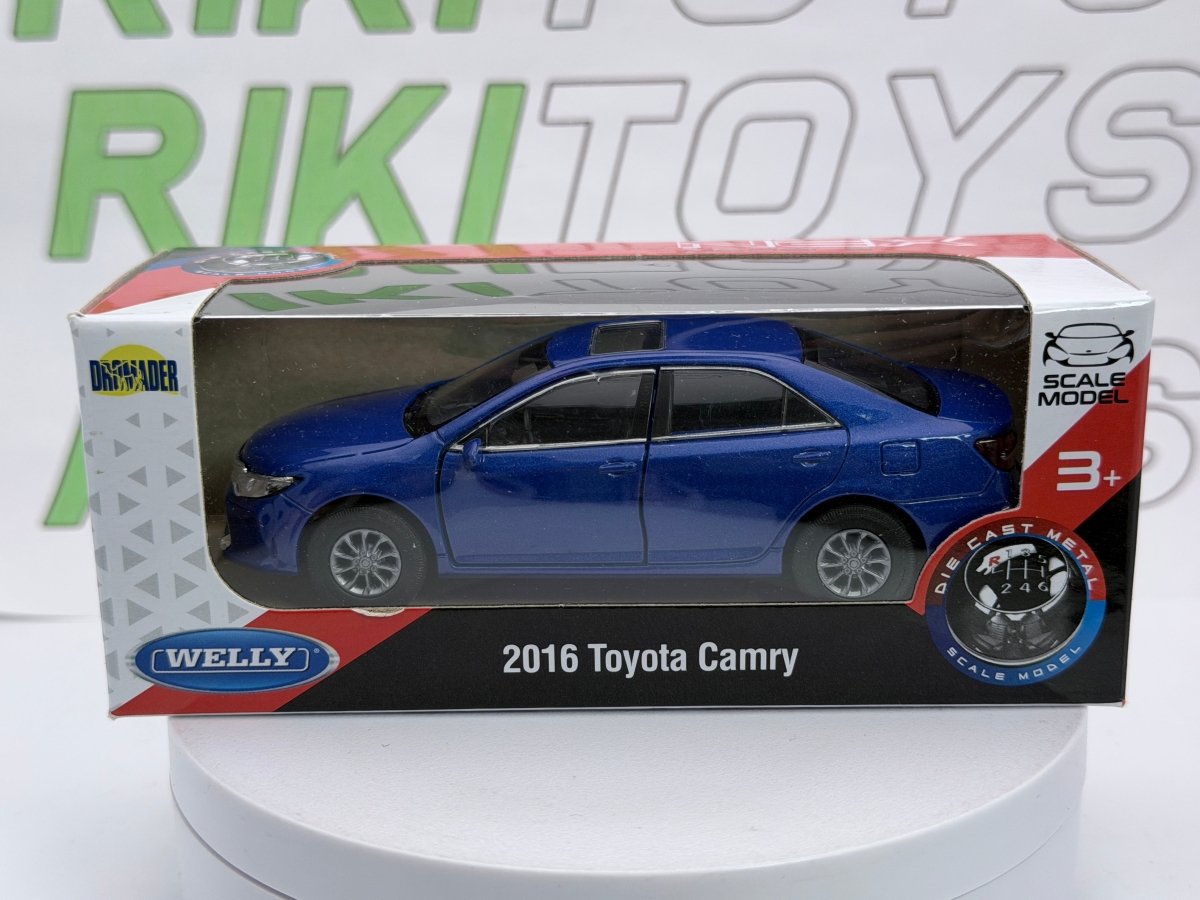 Toyota Camry Welly 1/38 Blu 2016 - RikiToys - Welly