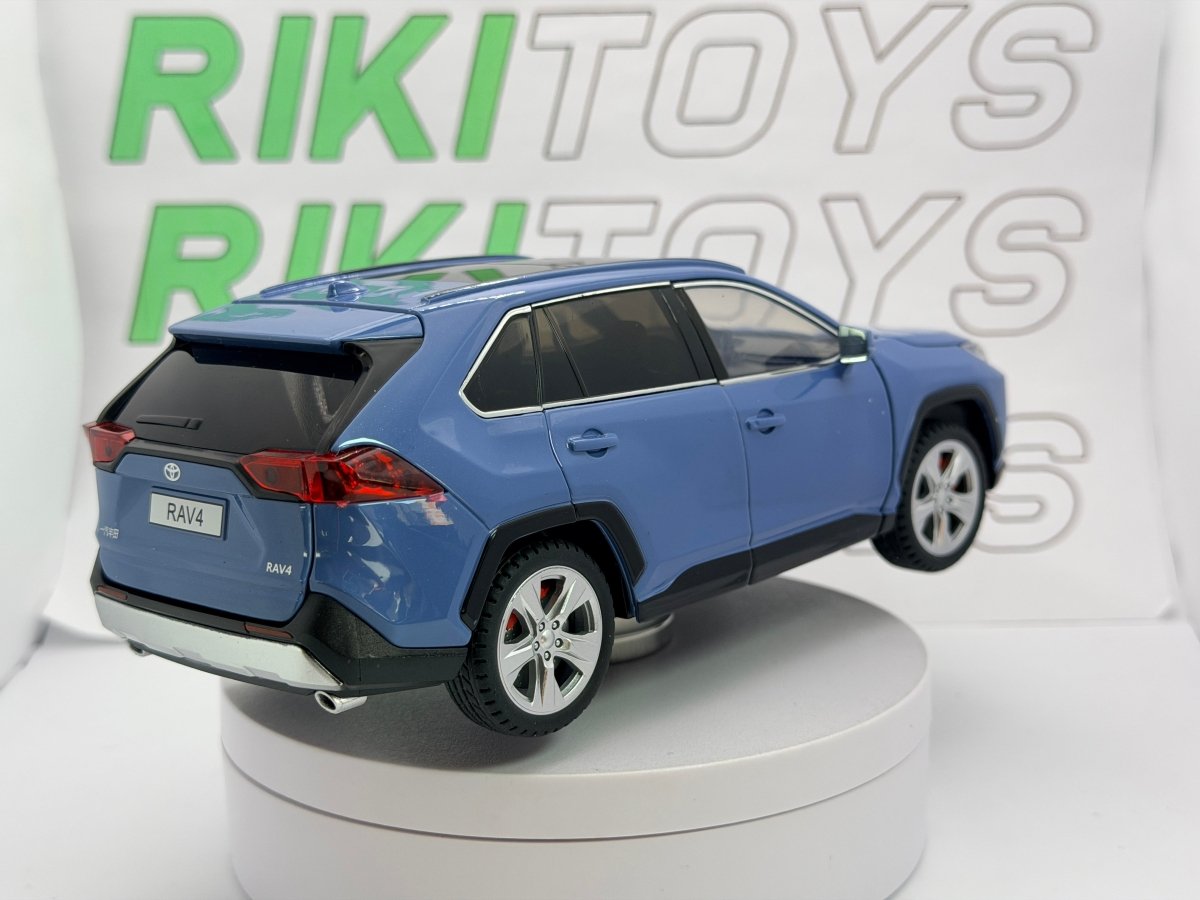 Toyota Rav 4 Kingstoy 1/24 Celeste 2018 - RikiToys - Kingstoy