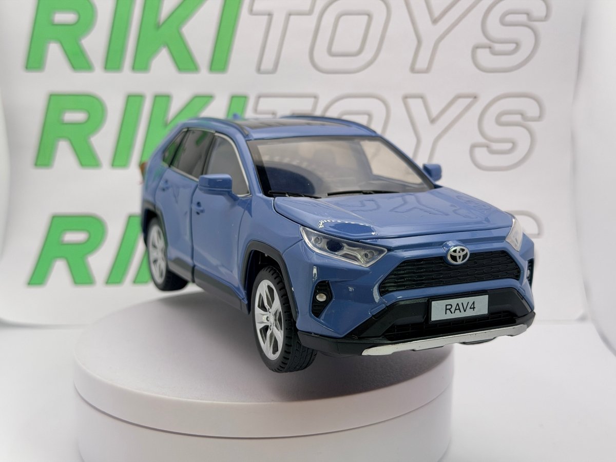 Toyota Rav 4 Kingstoy 1/24 Celeste 2018 - RikiToys - Kingstoy