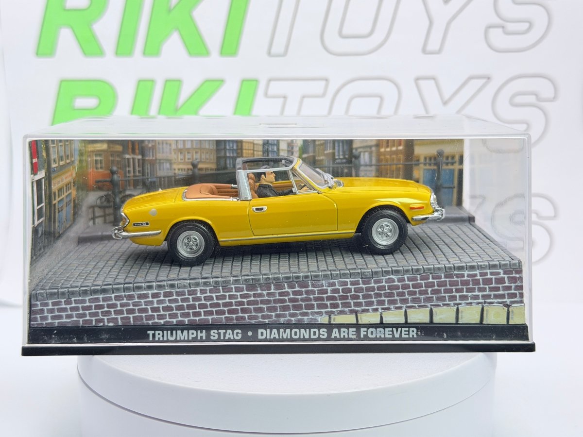 Triumph Stag Edicola 1/43 Giallo - RikiToys - Edicola