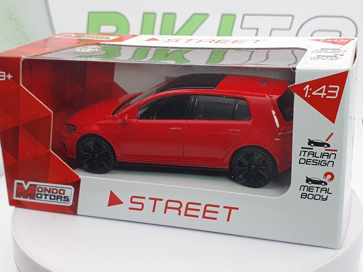 Volkswagen Golf 7 GTI Mondo Motors 1/43 Rosso 2017 - RikiToys - Mondo Motors