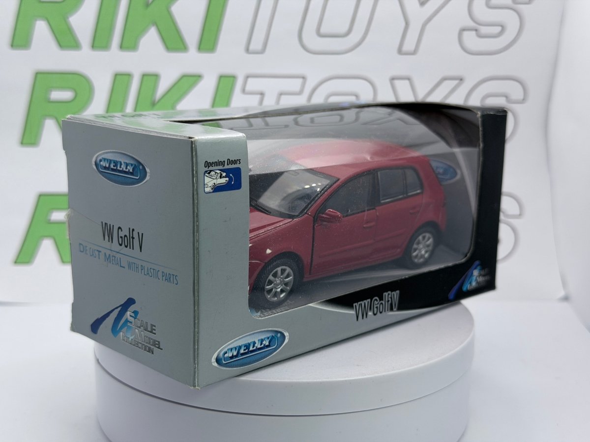 Volkswagen Golf V Welly 1/38 Rosso - RikiToys - Welly