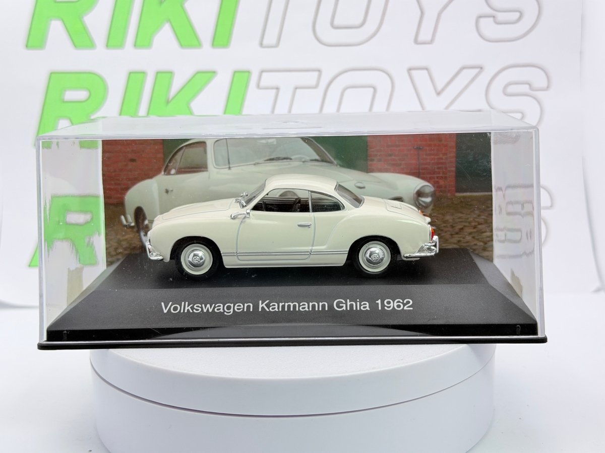 Volkswagen Karmann Ghia Edicola 1/43 Bianco 1962 - RikiToys - Edicola