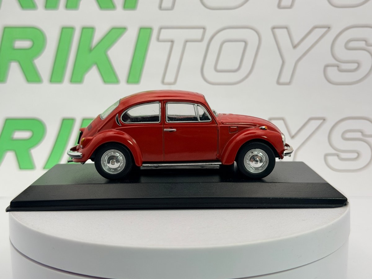 Volkswagen Maggiolino Edicola 1/43 Rosso - RikiToys - Edicola