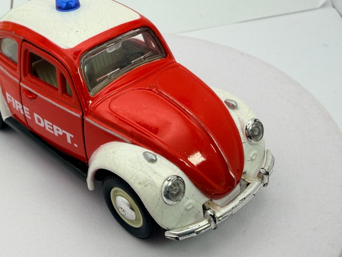 Volkswagen Maggiolino Fire Dept. 1/40 Rosso - RikiToys - RikiToys