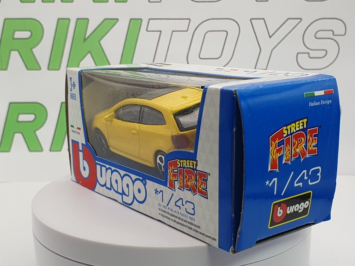 Volkswagen Polo V Burago 1/43 Giallo 2009 - RikiToys - Burago#