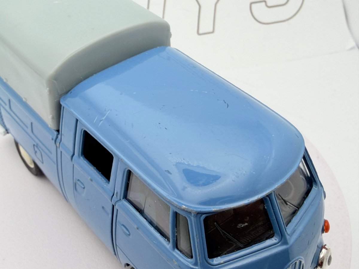Volkswagen T1 doppia cabina Welly 1/40 Celeste - RikiToys - Welly