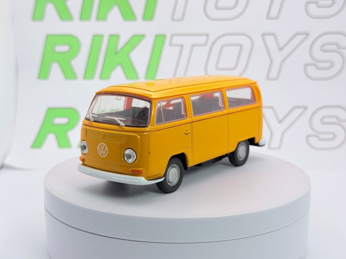 Volkswagen T2 Minibus Welly 1/40 Arancio - RikiToys - Welly