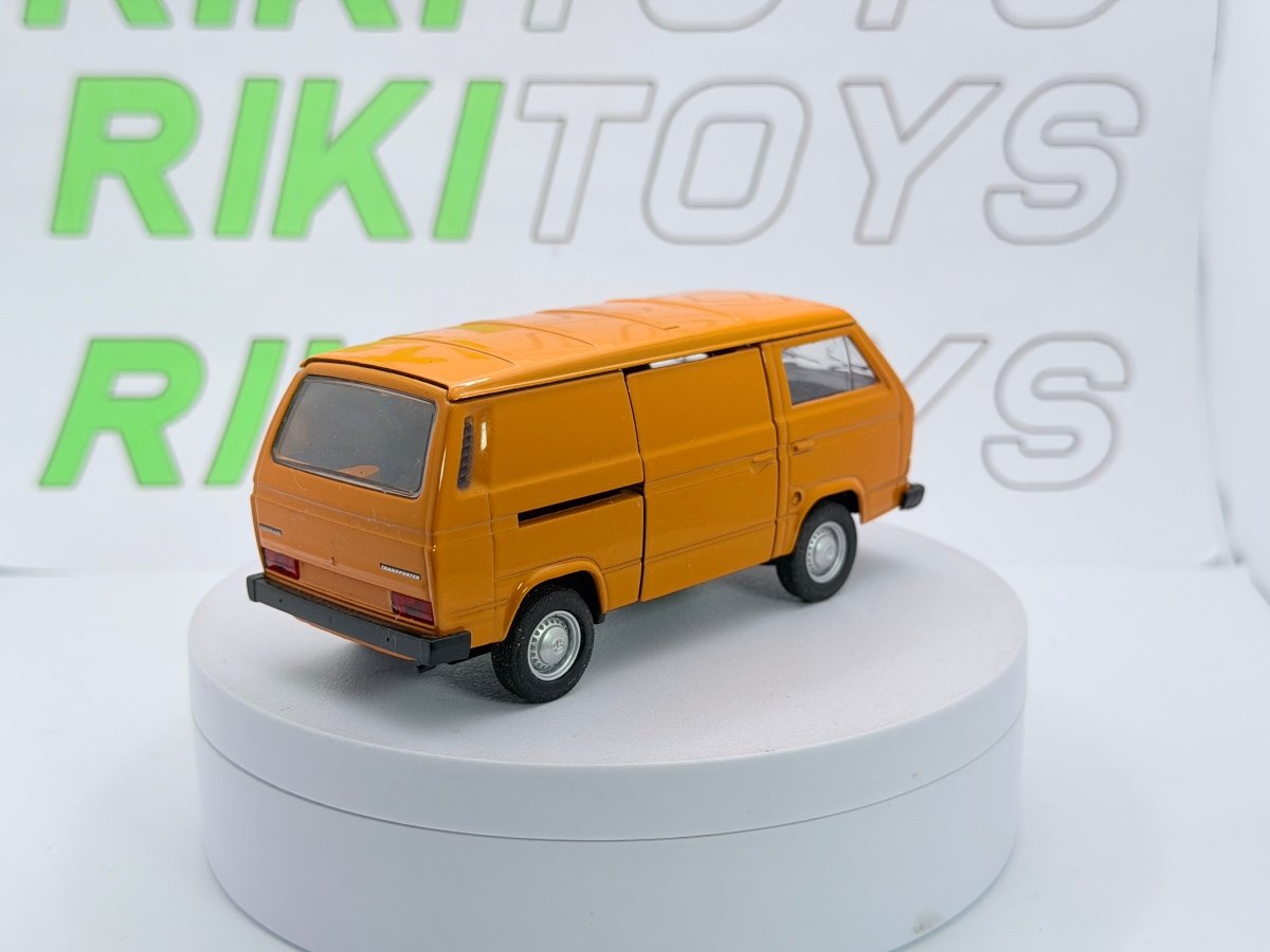 Volkswagen T3 Van Welly 1/40 Arancio - RikiToys - Welly