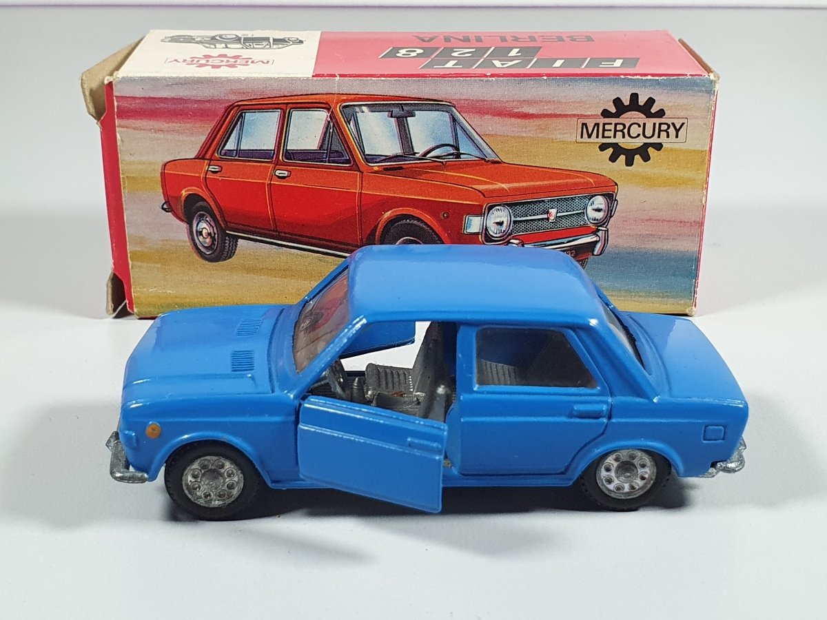 Fiat 128 Berlina N°22 Mercury 1/43 Con Scatola - RikiToys - Mercury#