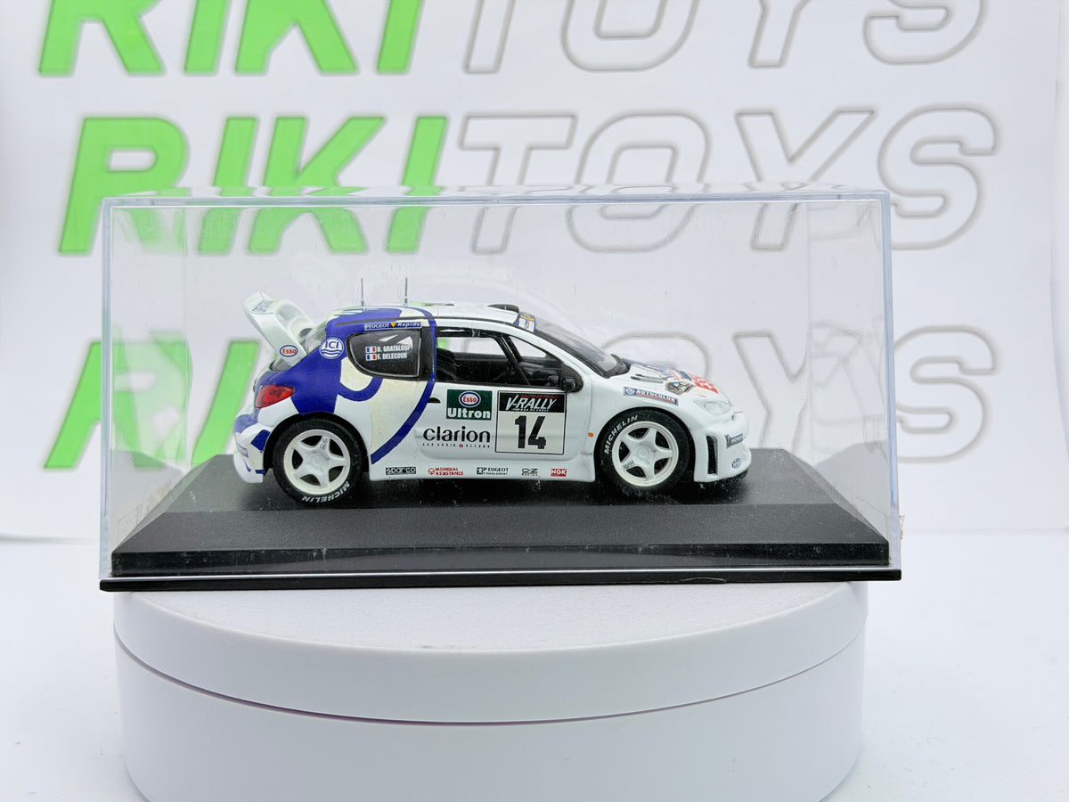 Peugeot 206 WRC Edicola 1/43 Bianco 1999