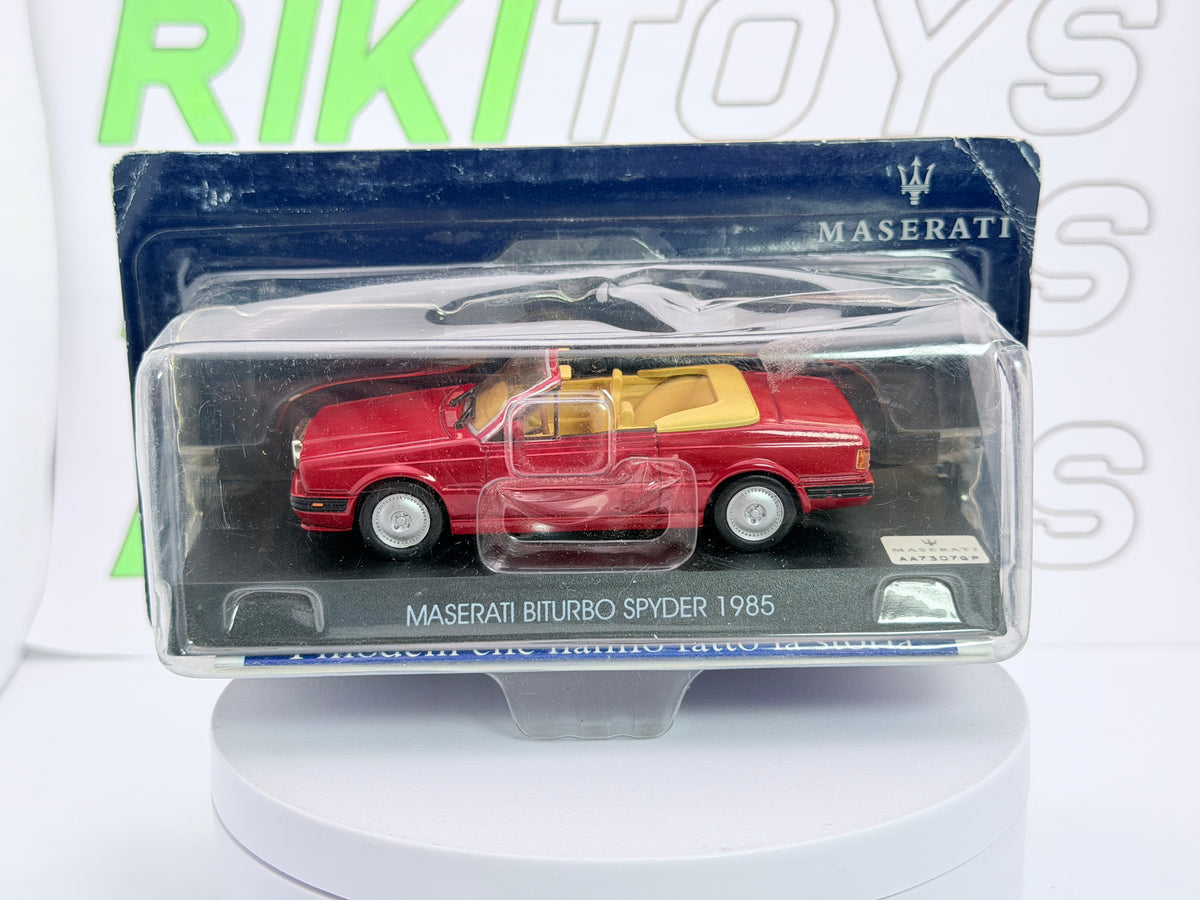 Maserati Biturbo Spider Edicola 1/43 Rosso 1985