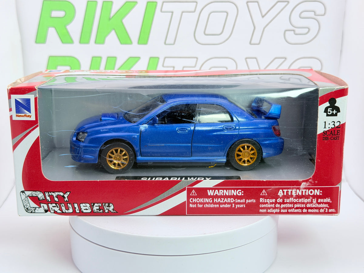 Subaru WRX Impreza New Ray 1/35 Blu metallizzato
