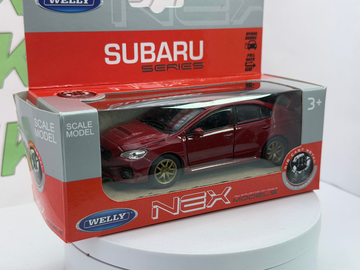 Subaru Impreza WRX Welly 1/38 Rosso