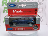 Mazda CX 5 Welly 1/38 Blu metallizzato