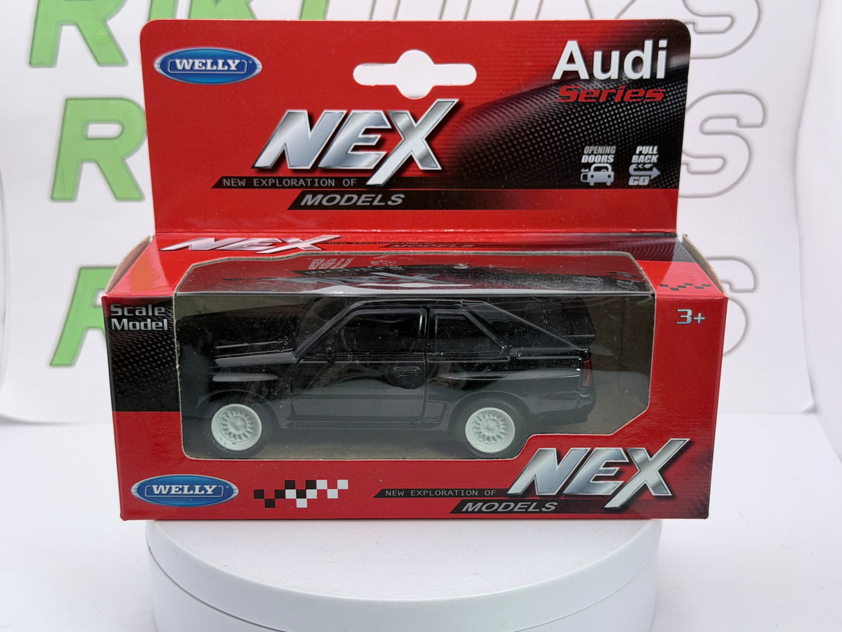 Audi 4 Corta Welly 1/38 Nero