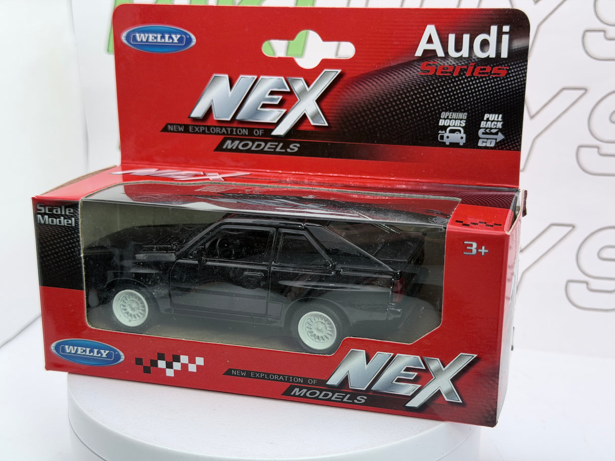 Audi 4 Corta Welly 1/38 Nero