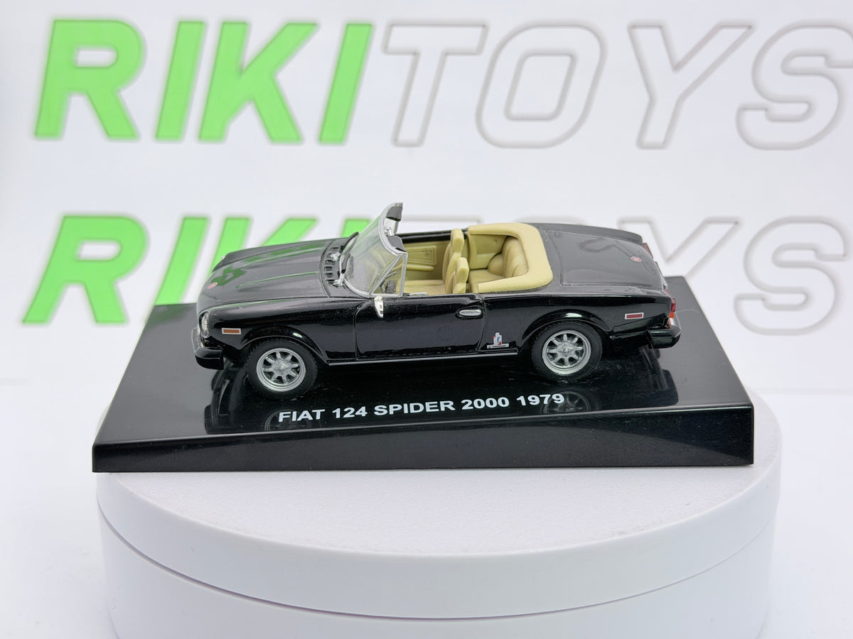 Fiat 124 Spider 2000 Edicola 1/43 Nero