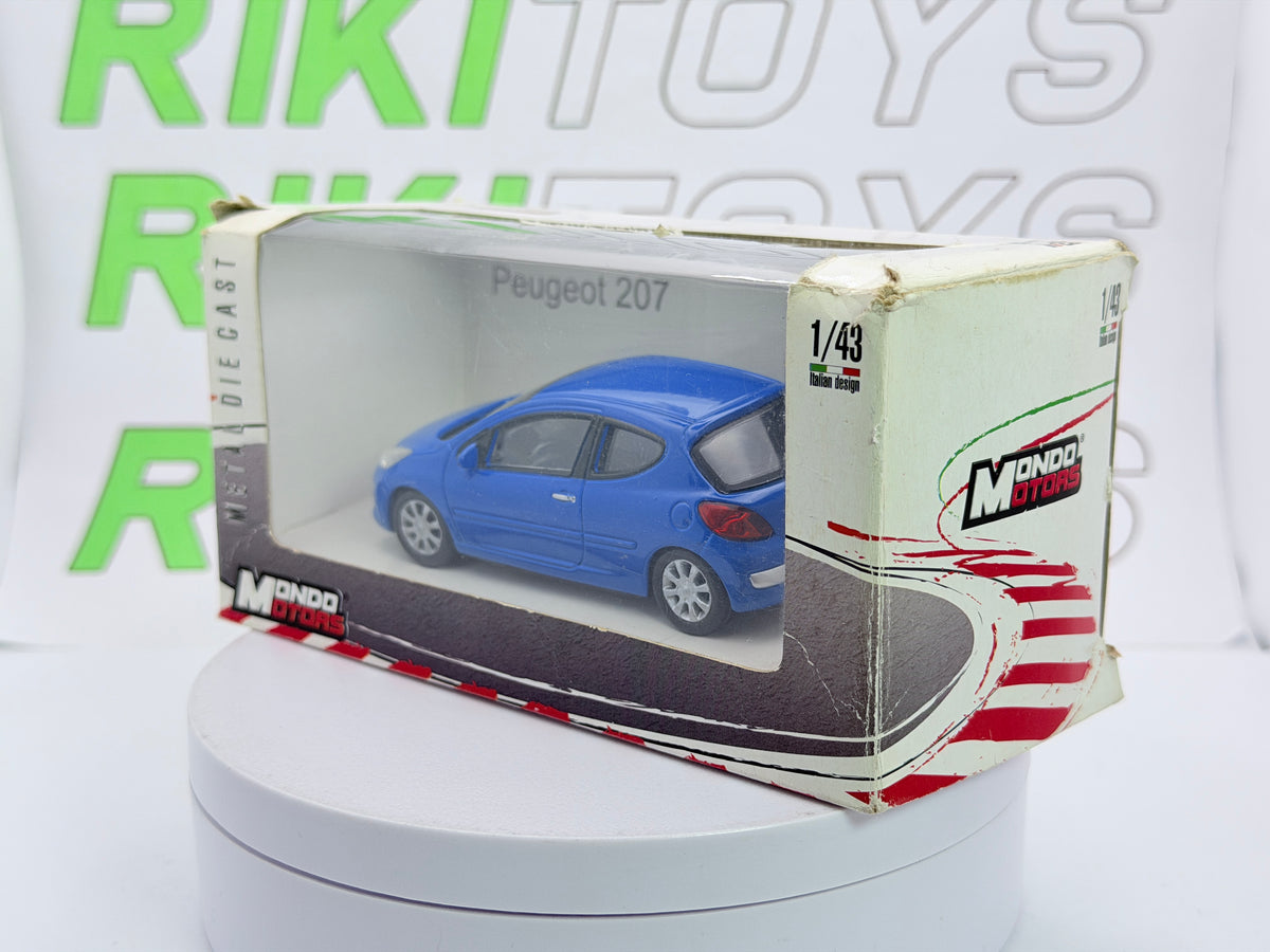 Peugeot 207 Mondo Motors 1/43 Blu