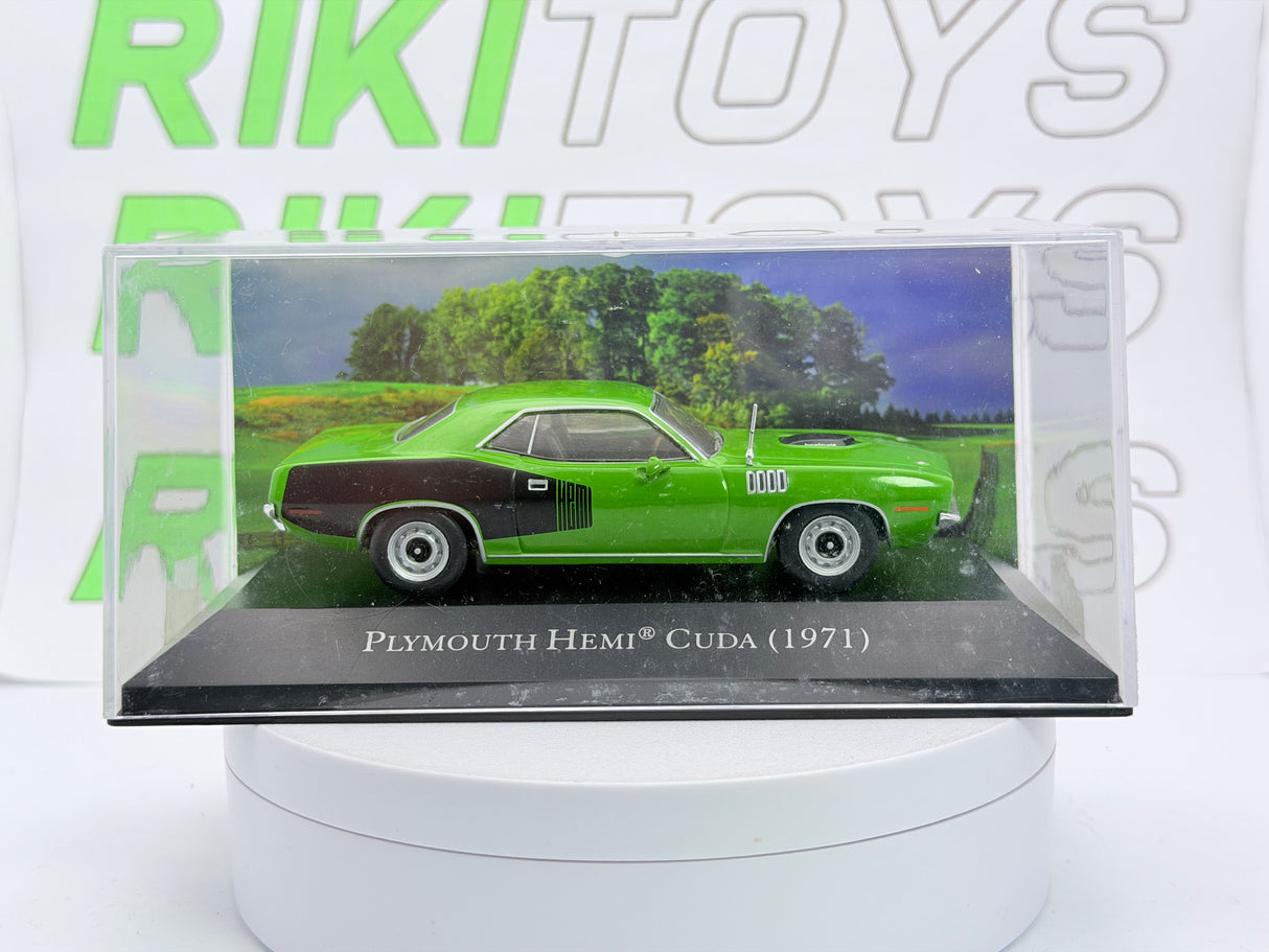 Plymouth Hemy Cuda Edicola 1/43 Verde 1972