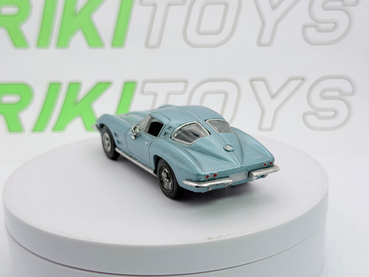Chevrolet Corvette Sting Ray Del Prado 1/43 Azzurro metallizzato 1963