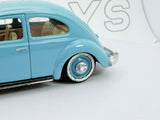 Volkswagen Maggiolino Oval Solido 1/43 Azzurro