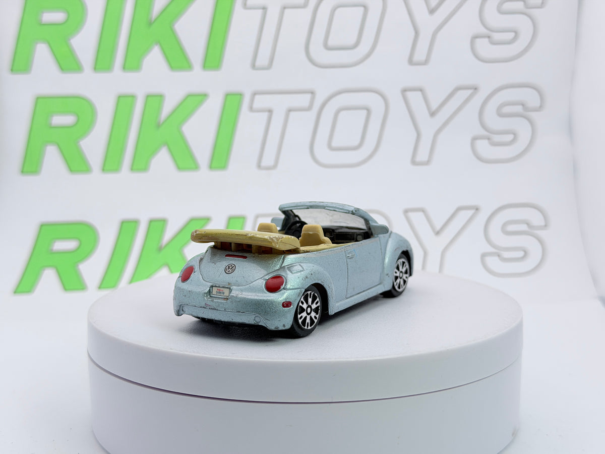Volkswagen New Beetle Cabrio Maisto 1/43 Azzurro metallizzato