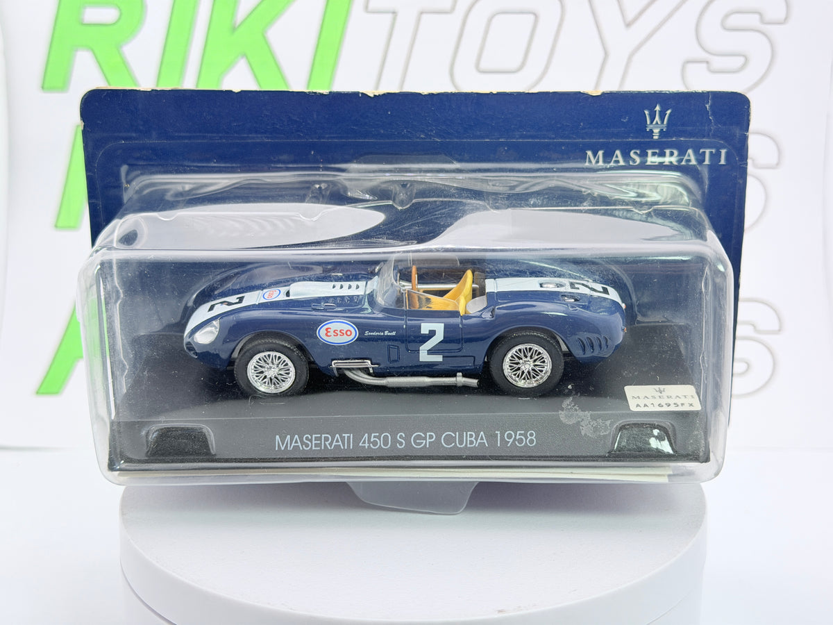 Maserati 450 S Edicola 1/43 Blu 1958