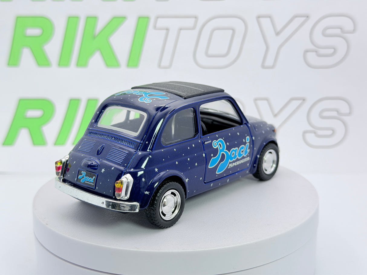Fiat 500F Baci Kinsmart 1/24 Blu 1965