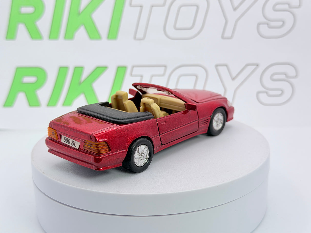 Mercedes Benz 500 SL Welly 1/38 Rosso Metalizzato 1989