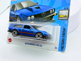 Alfa Romeo Alfetta GTV 6 3000 Hot Wheels 1/60 Blu metallizzato 1983