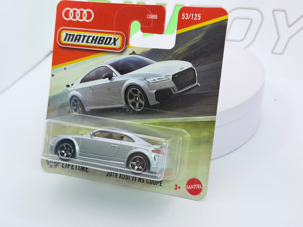 Audi TT Coupé RS Matchbox 1/60 Argento 2019