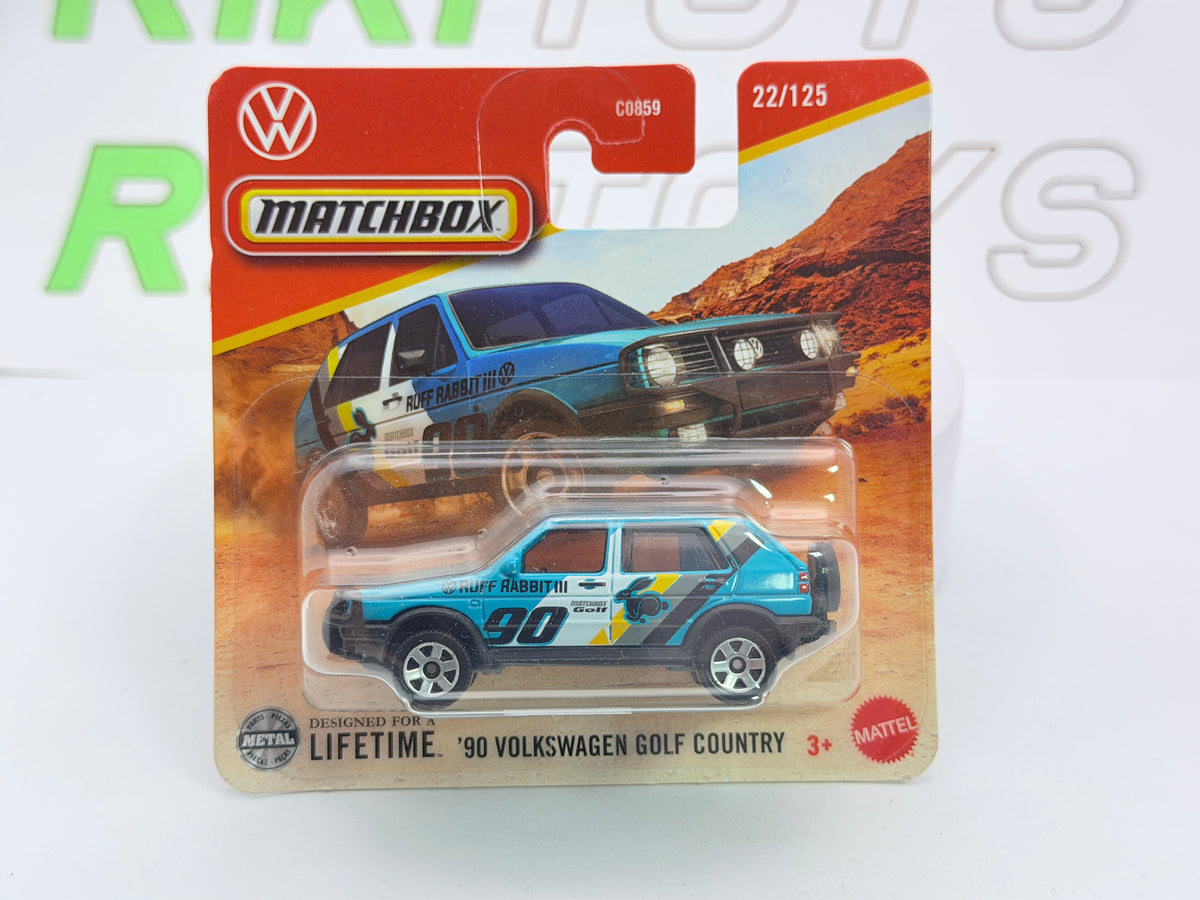 Volkswagen Golf 2 Country Matchbox 1/60 Celeste 1990