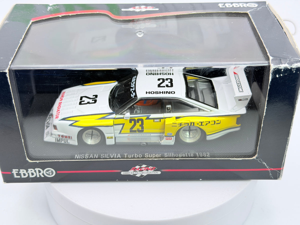 Nissan Silvia Turbo Silhouette Ebbro 1/43 Bianco 1982