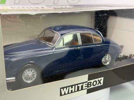 Jaguar MK2 Whitebox 1/24 Blu 1959