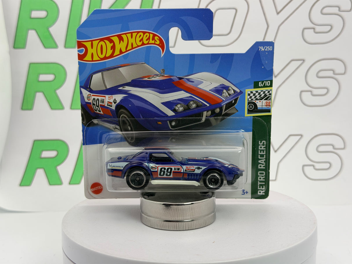 Chevrolet Copo Corvette Hot Wheels 1/60 Blu 1969