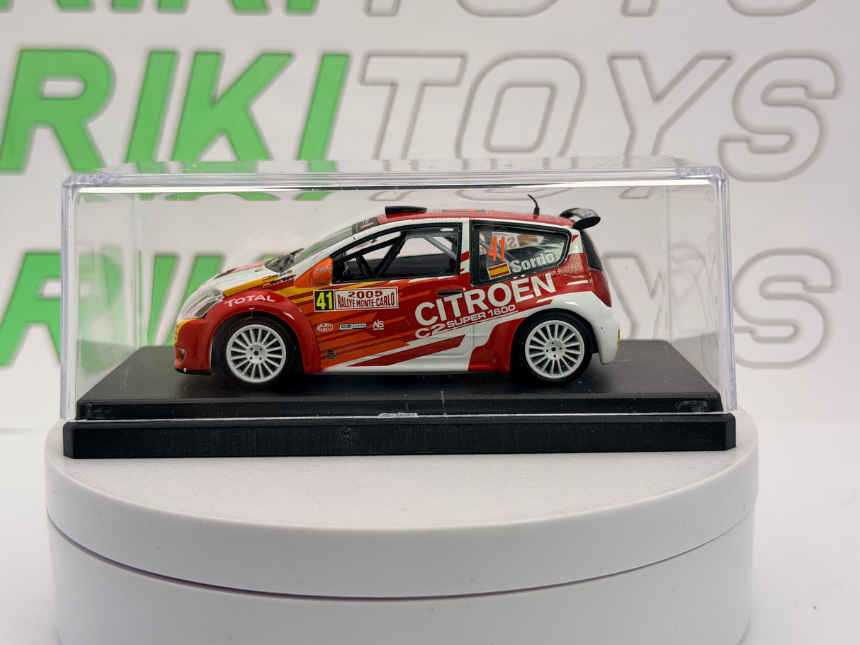 Citroen C2 WRC Edicola 1/43 Rosso 2005
