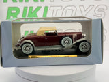 Duesemberg J Roadster Solido 1/43 Rosso scuro 1935