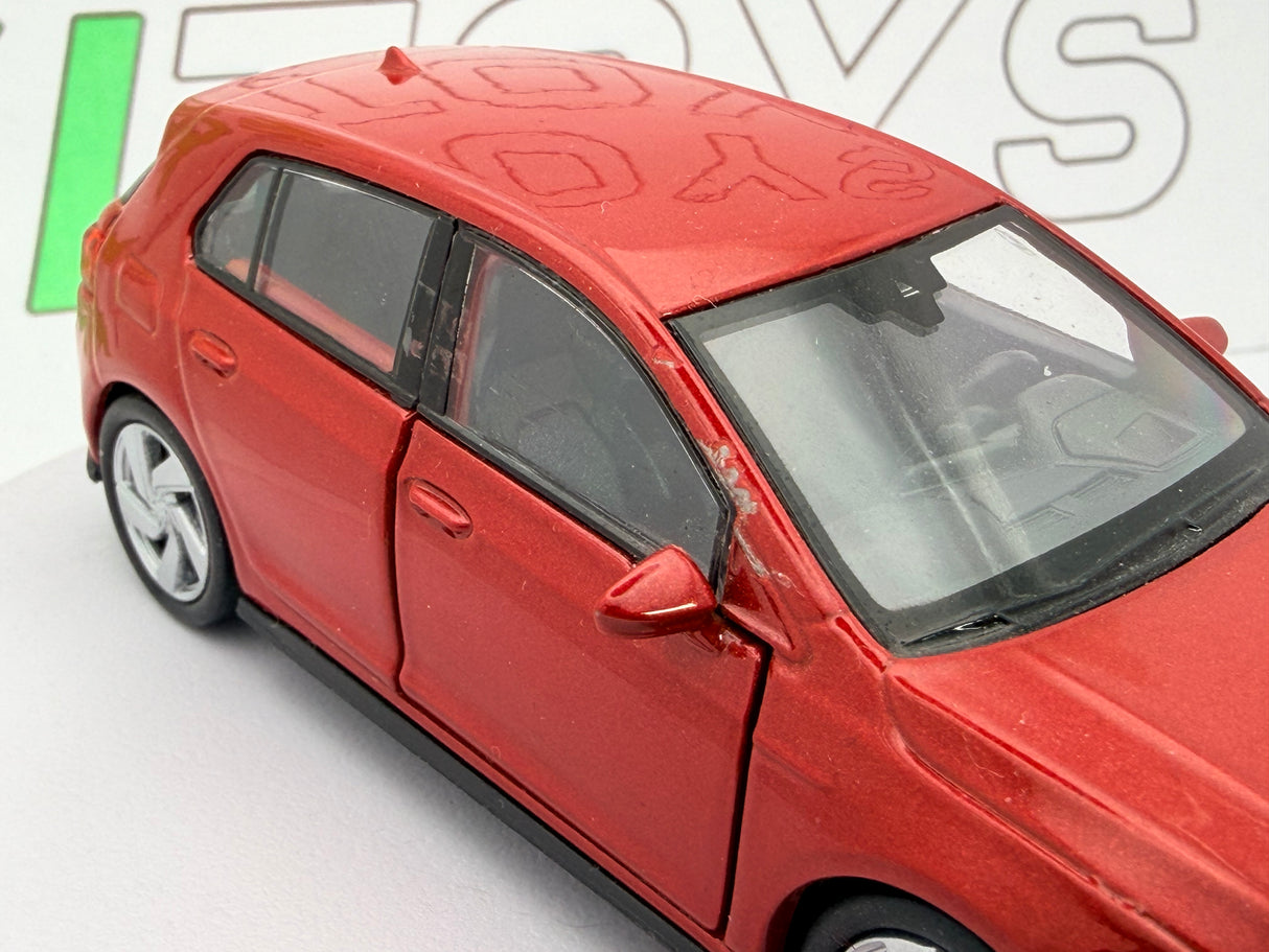 Volkswagen Golf 8 GTI Welly 1/35 Rosso metallizzato