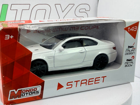 BMW M3 Coupé MondoMotors 1/43 Bianco 2008