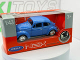 Volkswagen Maggiolino Welly 1/43 Blu 1971