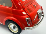 Fiat 500 F Burago 1/16 Rosso 1965