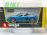Porsche 718 Boxster Burago 1/24 Turchese 2016