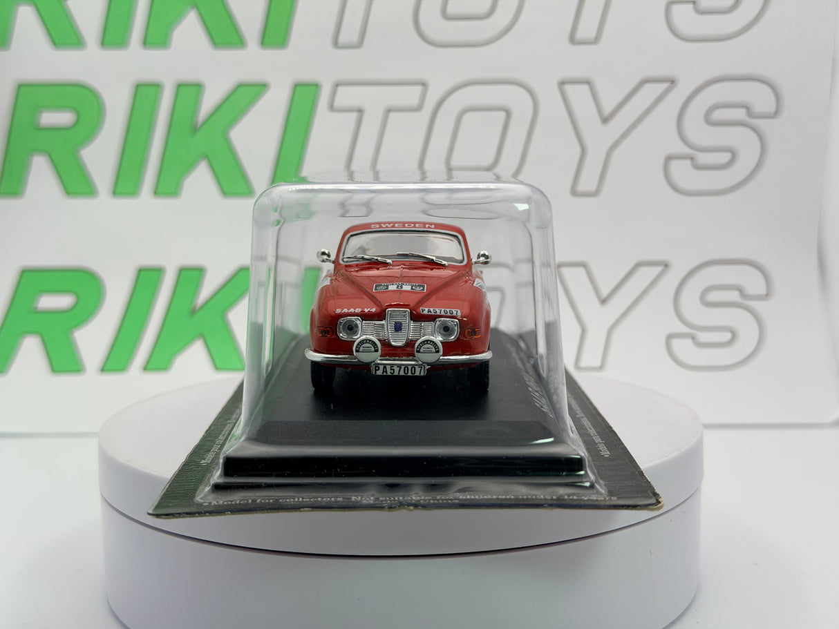 Saab 96V4 Edicola 1/43 Rosso 1970