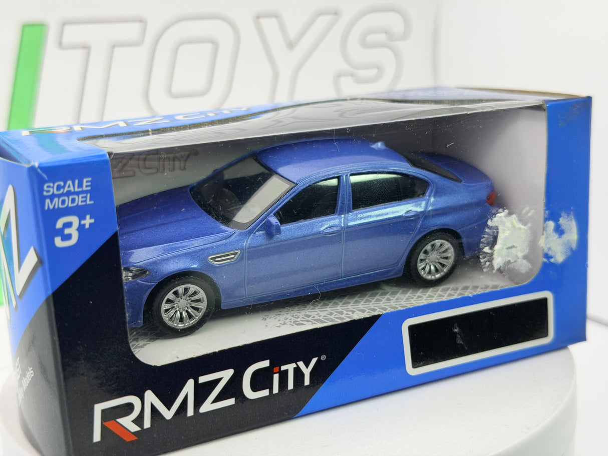 BMW M5 E60 RMZ City 1/43 Blu metallizzato 2004