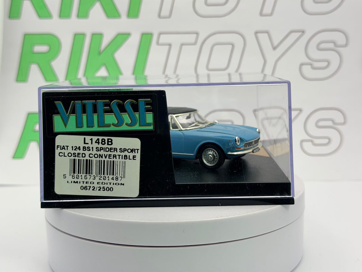 Fiat 124 Sport Spider Vitesse 1/43 Azzurro 1968